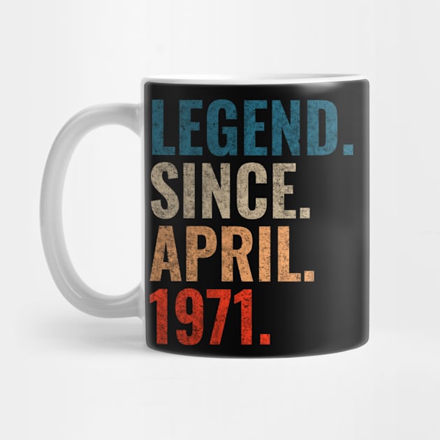 Legend since April 1971 Retro 1971 by TeeLogic